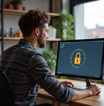 HTTPS : pourquoi est-il indispensable pour votre site web en 2025 ? Jeune developpeur web concentré sur son écran avec HTTPS