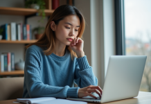Réseau Wi-Fi sécurisé : quel type protège le plus efficacement ? Jeune femme configure la securite wifi a la maison