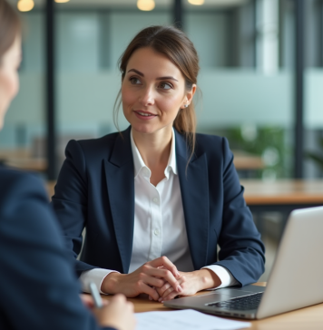 Techniques de redirection : quels sont les trois principaux avantages ? Femme d affaires en réunion dans un bureau moderne