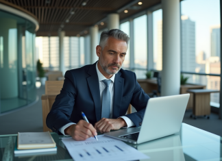 Manager vs Lead : quelles différences et rôles dans une entreprise ? Manager daffaires en réunion dans un bureau moderne